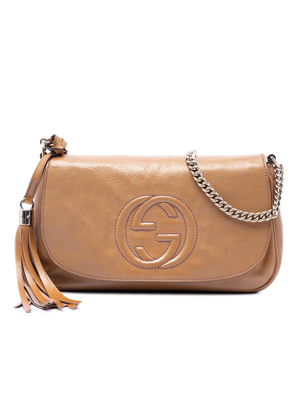 Gucci Soho Chain Crossbody Bag Patent #365846G71B